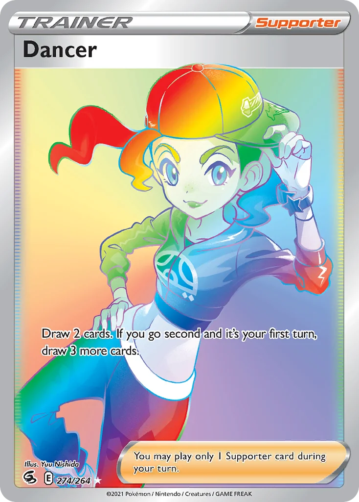 Dancer 274 Fusion Strike Pokemon Card