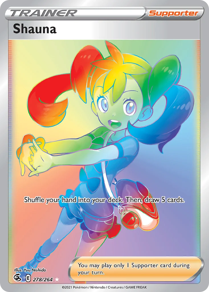Shauna 278 Fusion Strike Pokemon Card