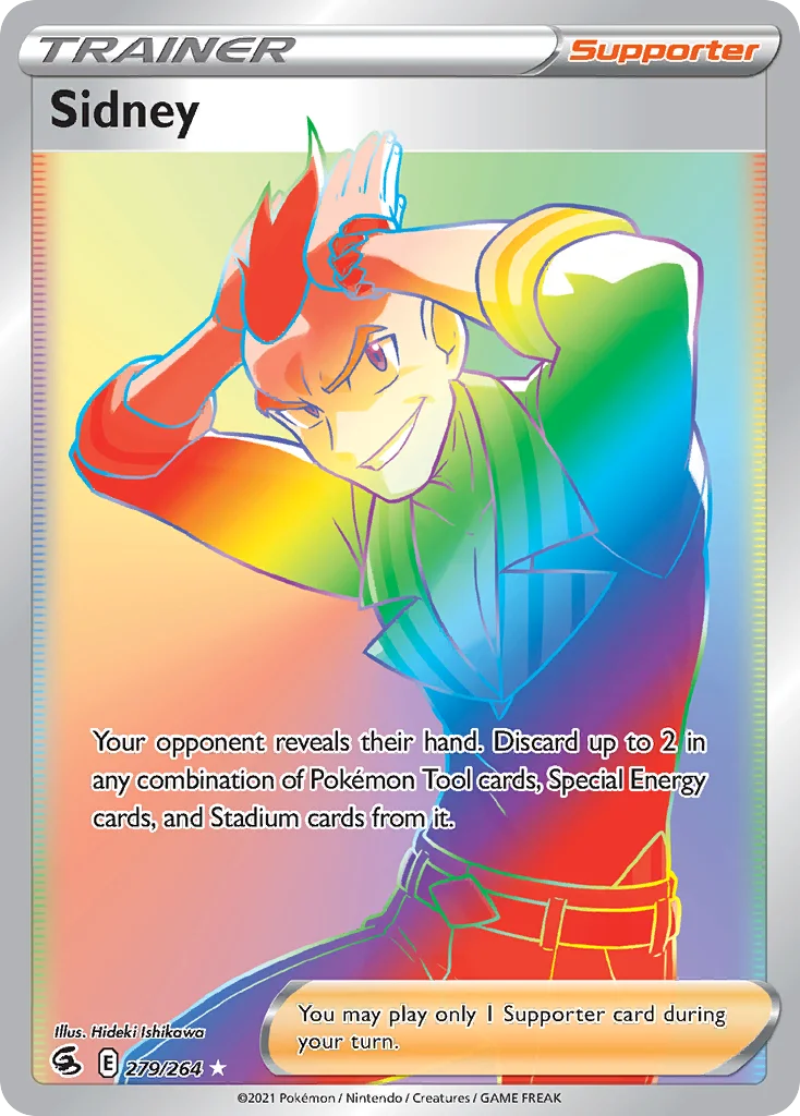 Sidney 279 Fusion Strike Pokemon Card