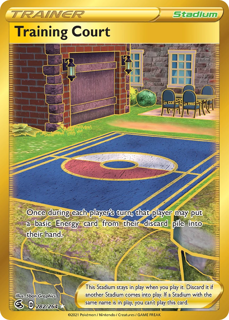 Training Court 282 Fusion Strike Pokemon Card
