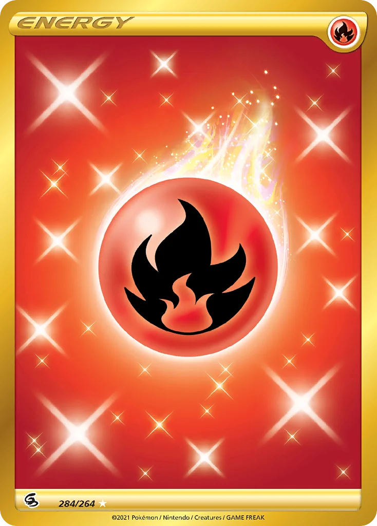 Fire Energy 284 Fusion Strike Pokemon Card