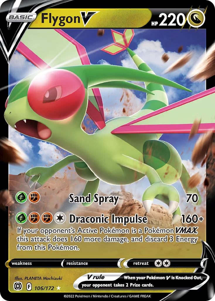 Flygon V 106 Brilliant Stars