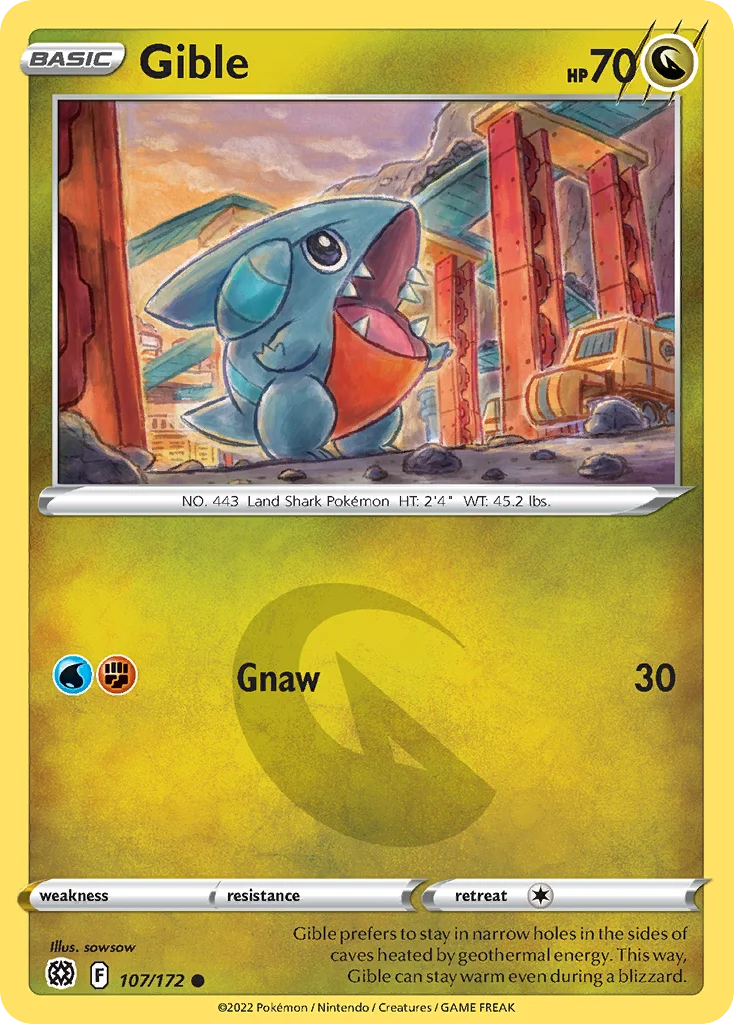 Gible 107 Brilliant Stars