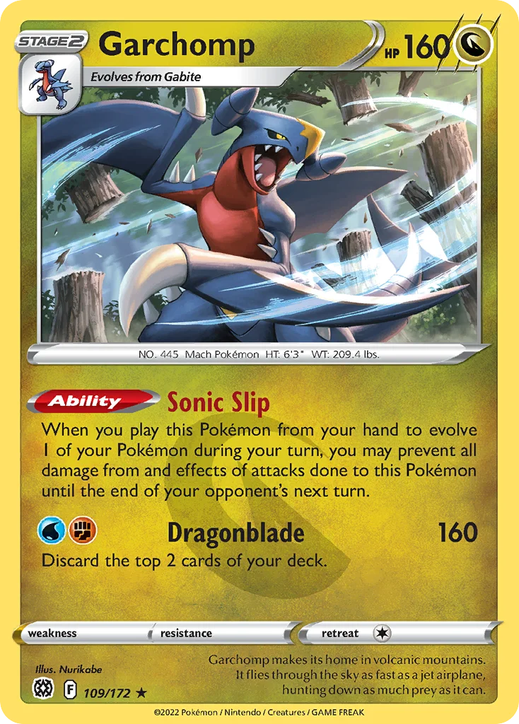 Garchomp 109 Brilliant Stars