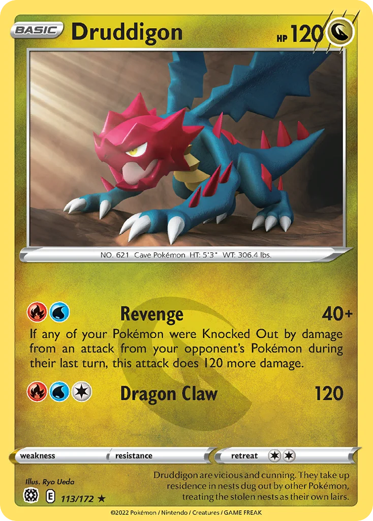 Druddigon 113 Brilliant Stars