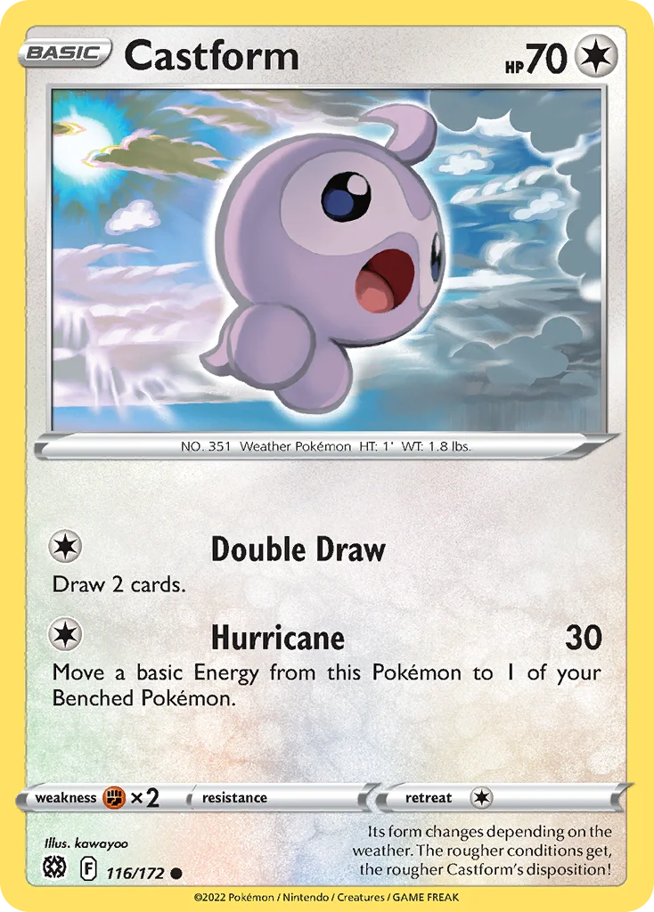 Castform 116 Brilliant Stars