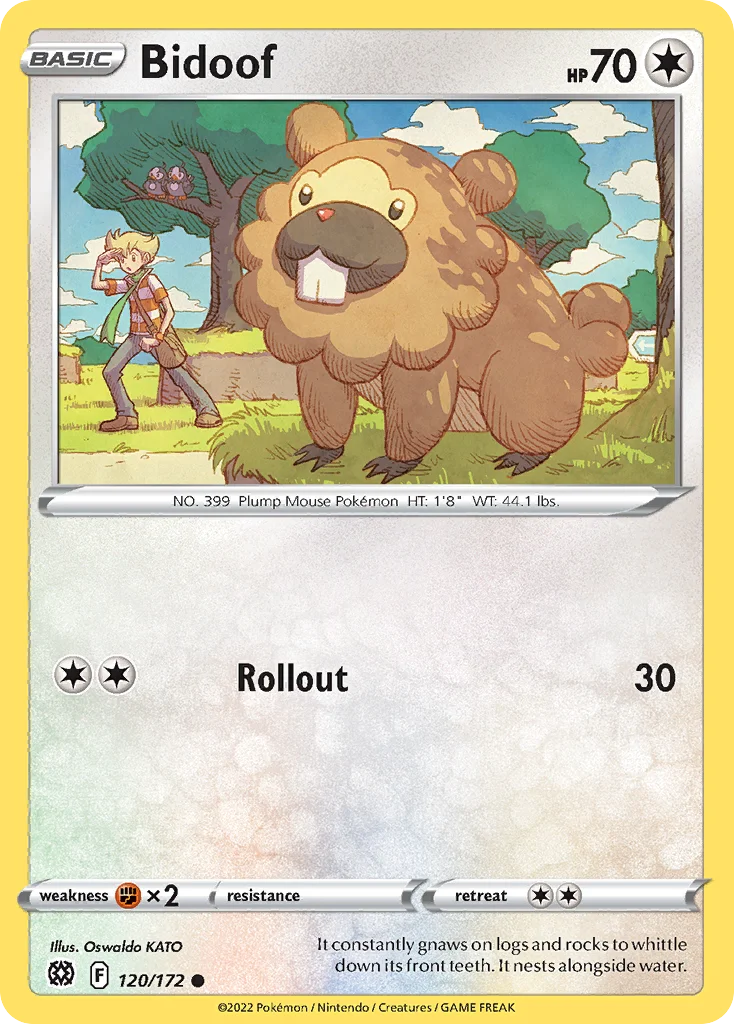 Bidoof 120 Brilliant Stars