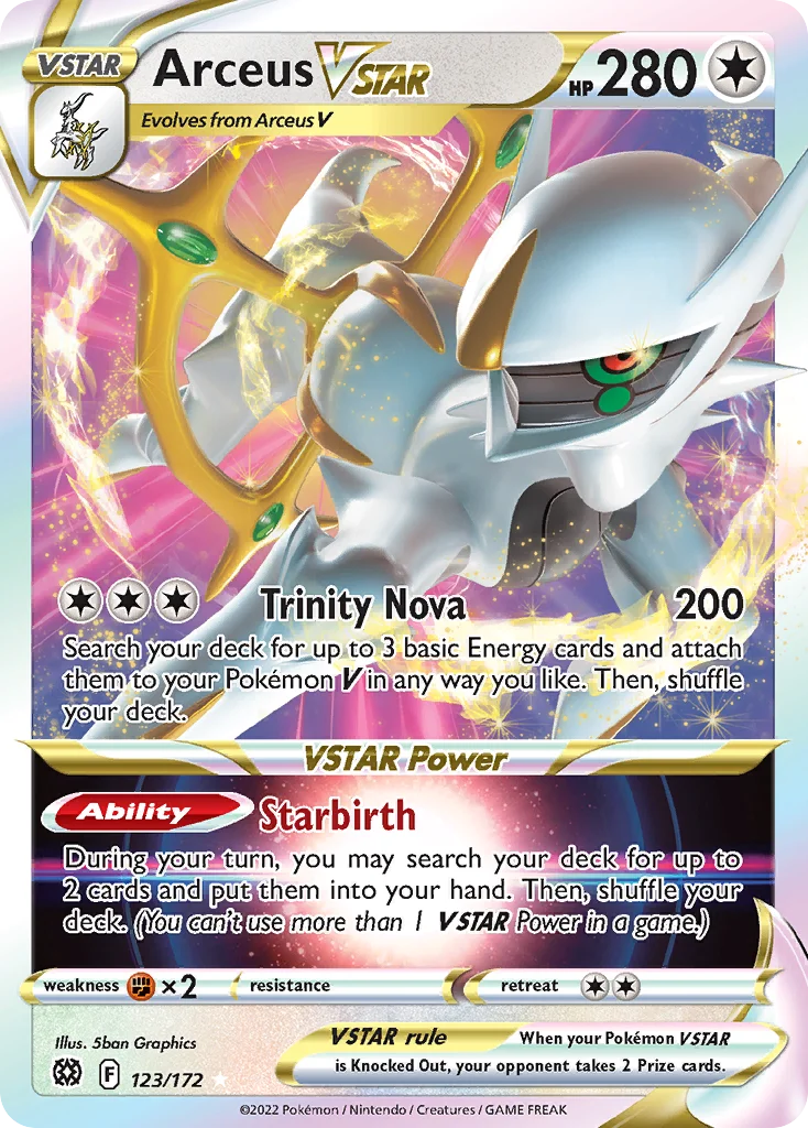 Arceus VSTAR 123 Brilliant Stars