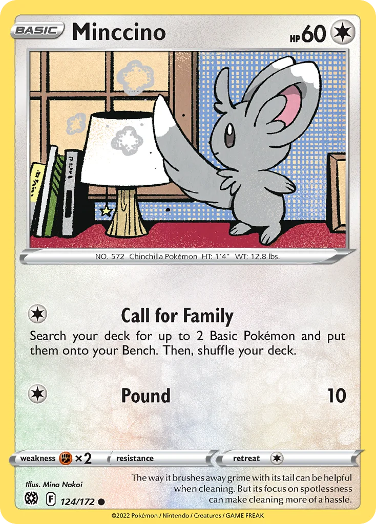 Minccino 124 Brilliant Stars