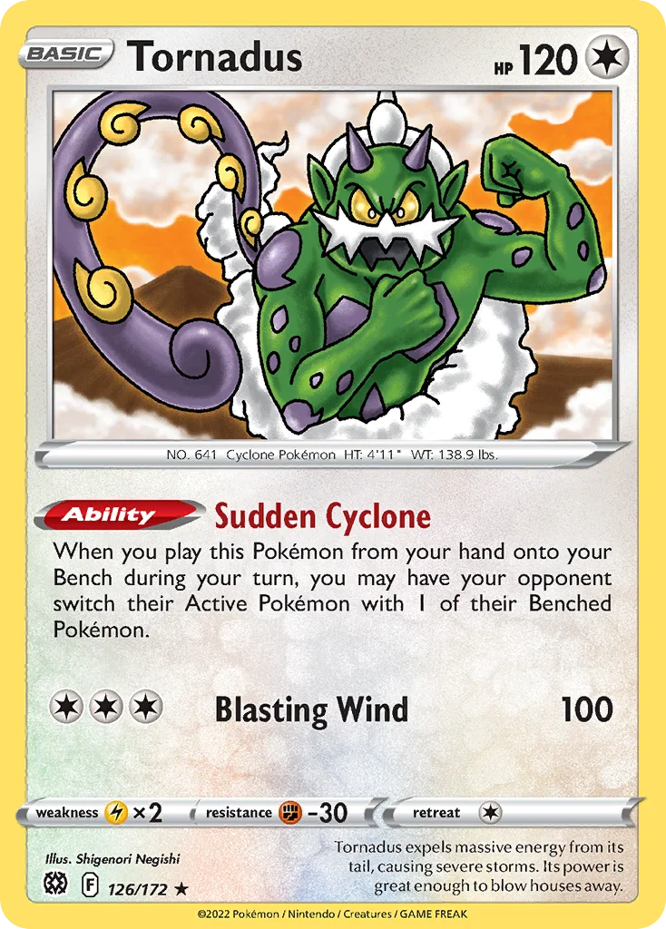 Tornadus 126 Brilliant Stars