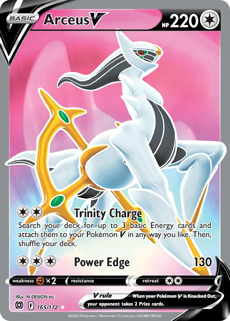 Arceus V (Full Art) 165 Brilliant Stars