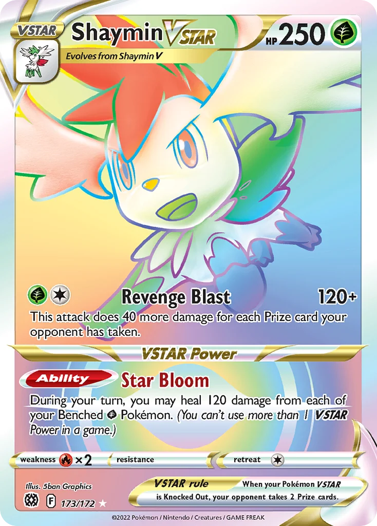 Shaymin VSTAR (Secret) 173 Brilliant Stars