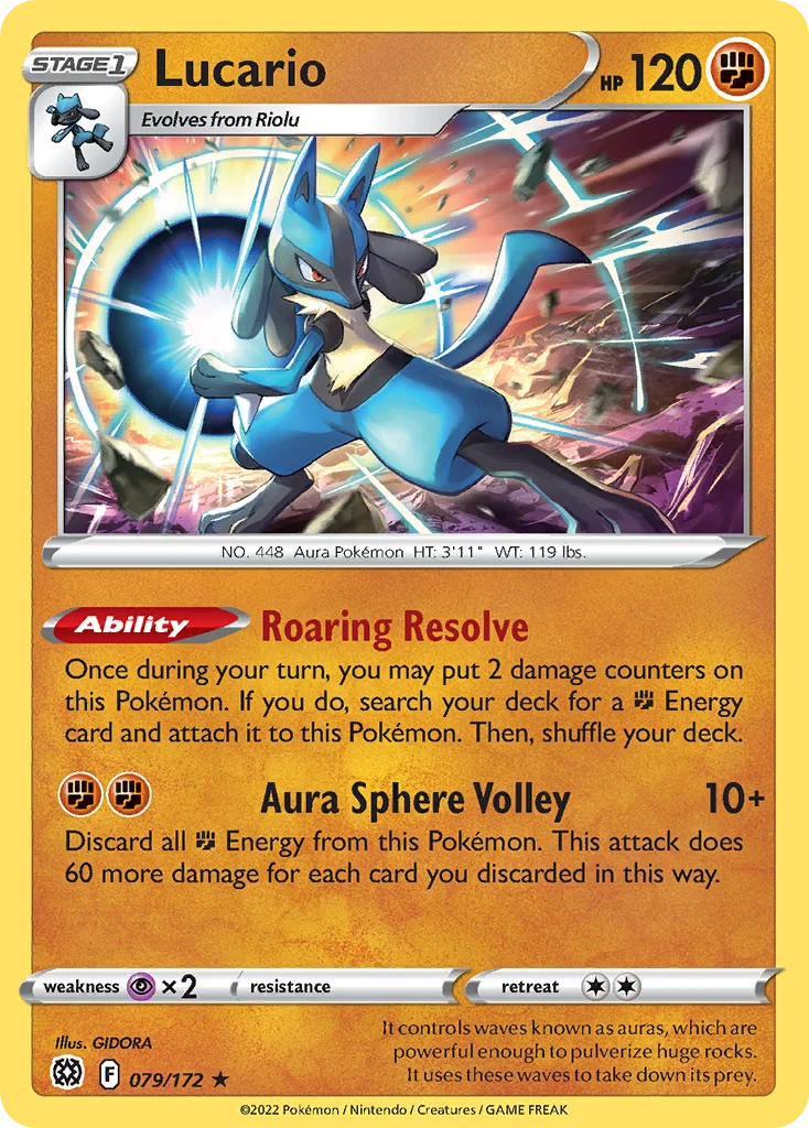 Lucario 079 Brilliant Stars