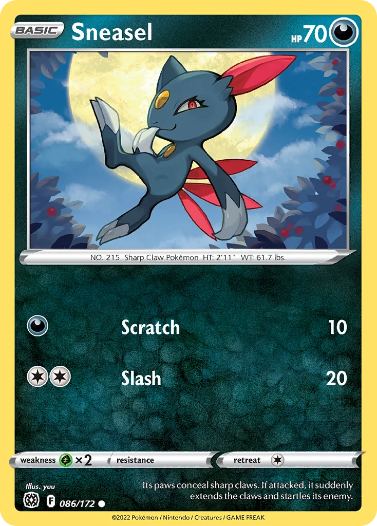 Sneasel 086 Brilliant Stars