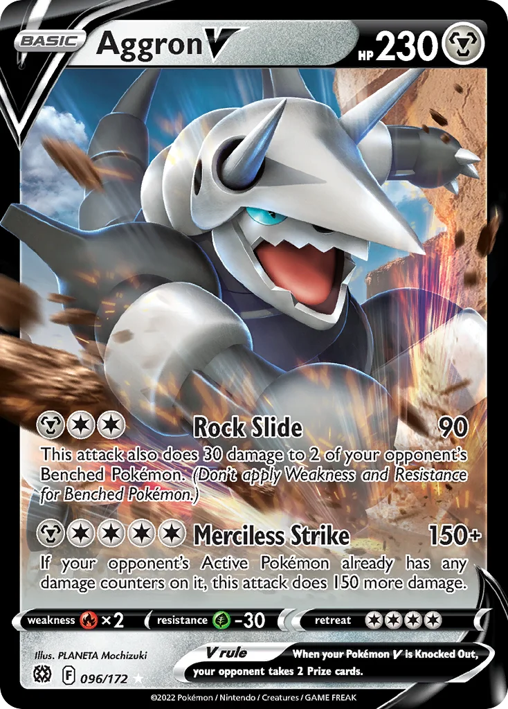 Aggron V 096 Brilliant Stars