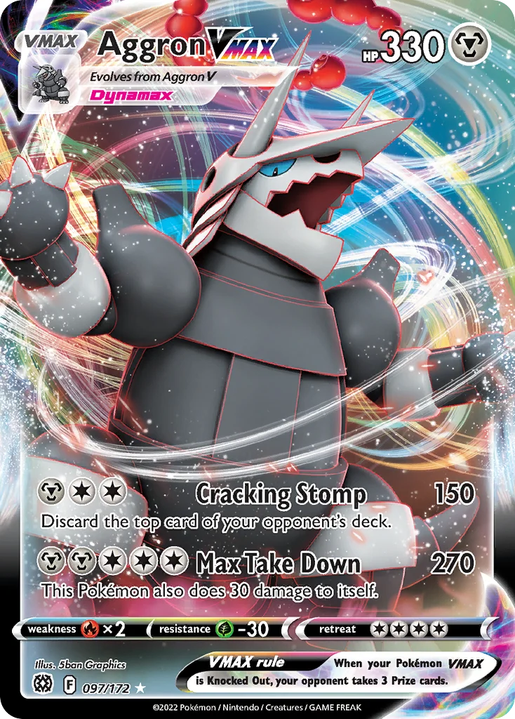 Aggron VMAX 097 Brilliant Stars