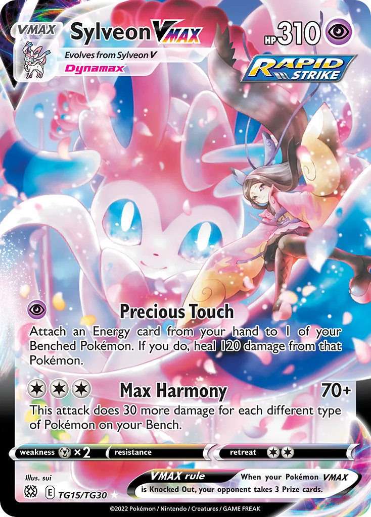Sylveon VMAX TG15 Brilliant Stars
