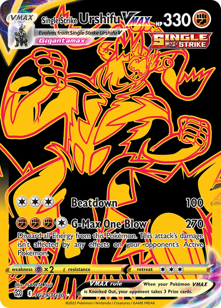 Single Strike Urshifu VMAX TG29 Brilliant Stars