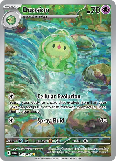 Duosion 119 Black Bolt Pokemon Card