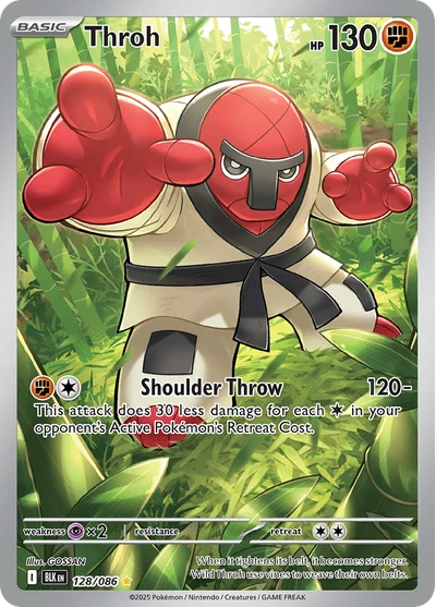 Throh 128 Black Bolt Pokemon Card