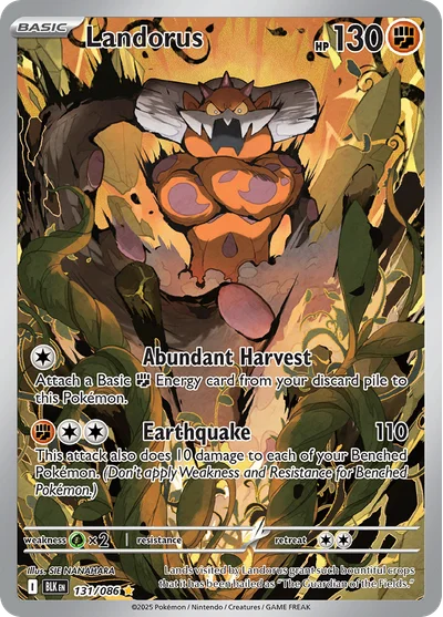 Landorus 131 Black Bolt Pokemon Card