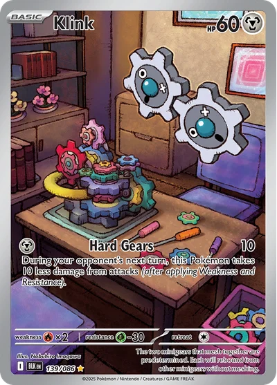 Klink 139 Black Bolt Pokemon Card