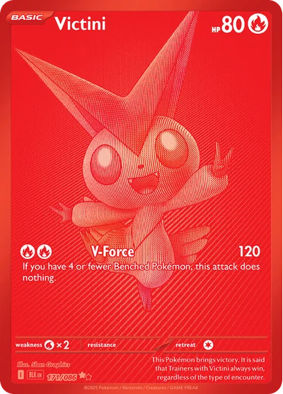 Victini 171 Black Bolt Pokemon Card
