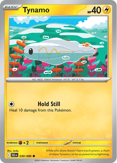 Tynamo 30 Black Bolt Pokemon Card