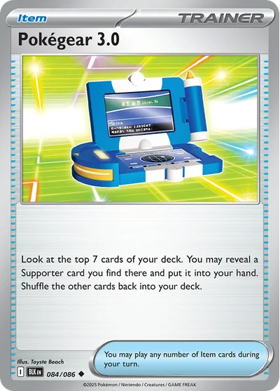 Pokégear 3.0 84 Black Bolt Pokemon Card